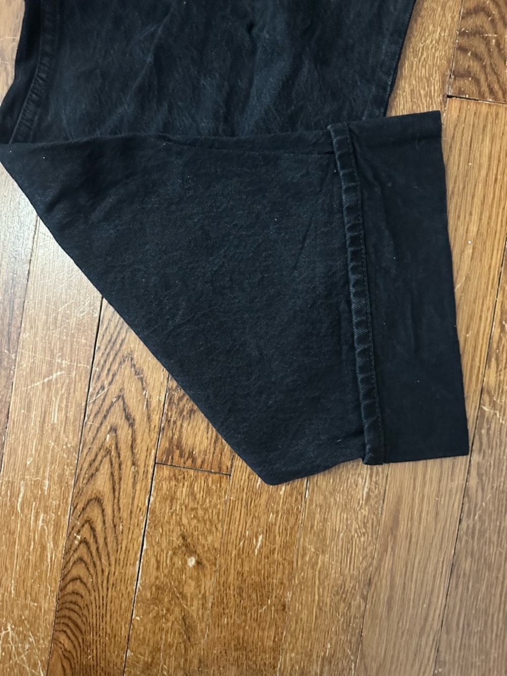Abercrombie & Fitch Black High-Rise Loose Jeans - Picture 4 of 5